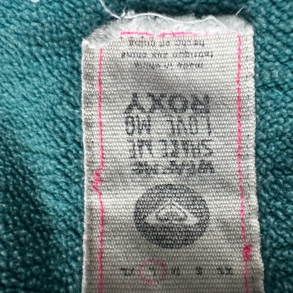 Large Roxy Blue Sweatshirt with Graphic Design - Picture 2 of 6